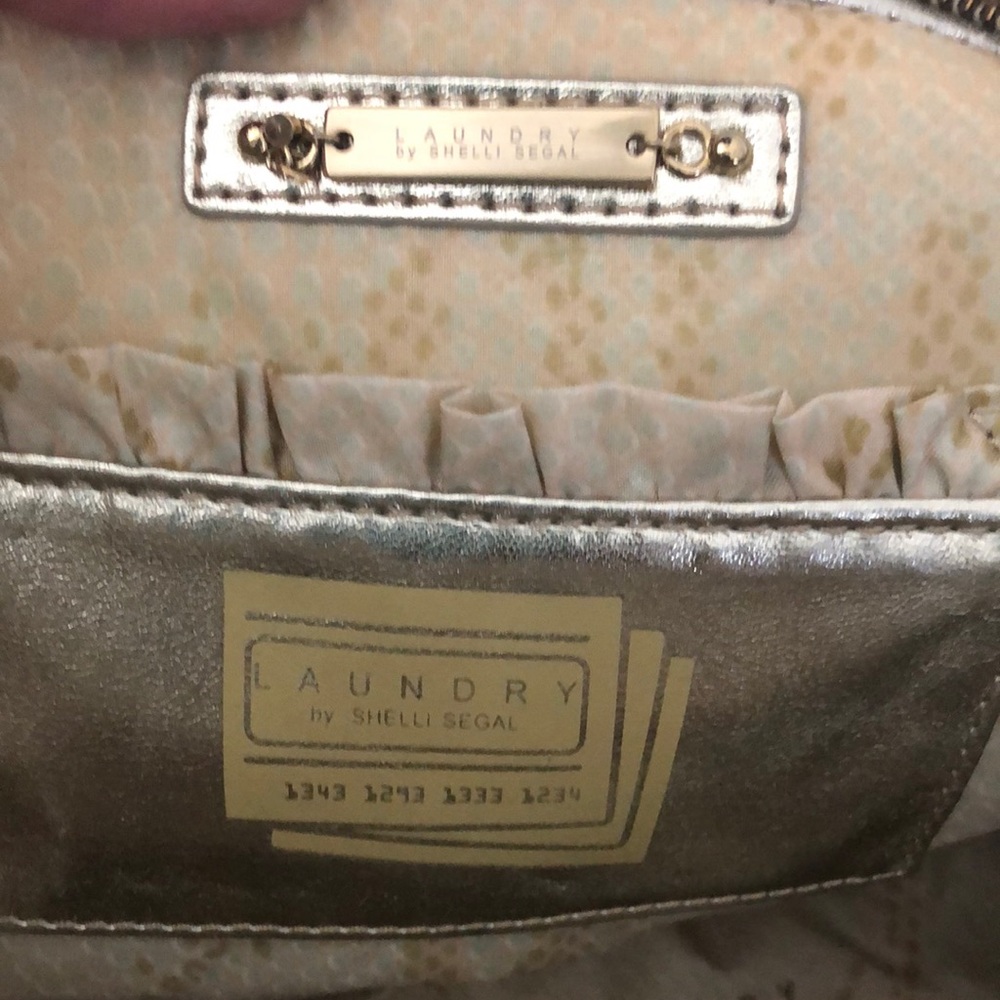 Laundry by Shelli Segal - cream shoulder bag - Picture 3 of 6